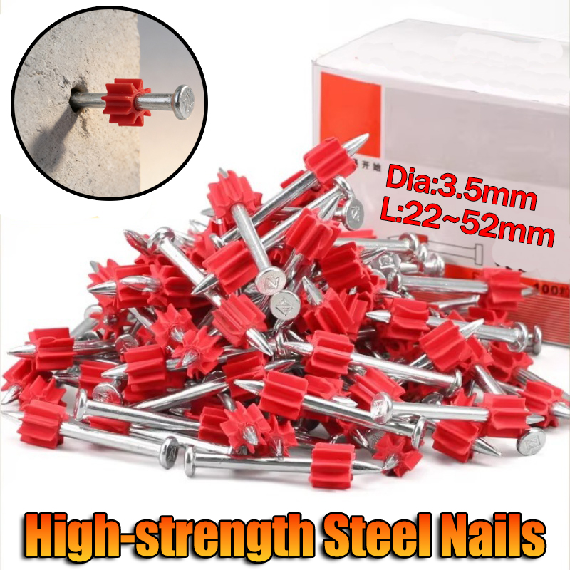 Nail Gun Brad - Dia 3.5mm Hardened Cement Nails Flat