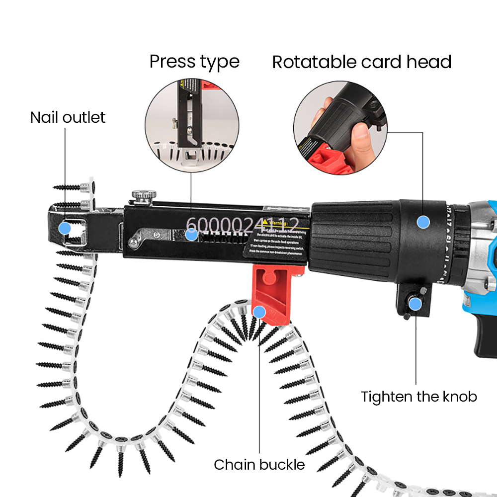 2025 New Cordless Electric Dry - Nail Gun Brad recension och pris