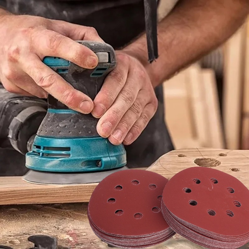100PCS Sanding Discs 8 Hole Ho - Random Orbital Sander recension och pris