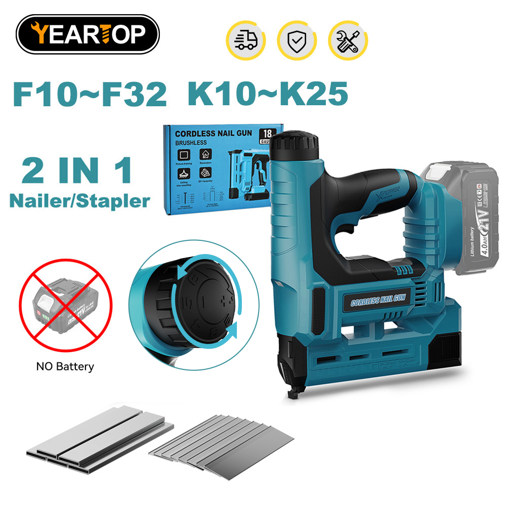 YEARTOP 6 Gear Depth Adjust El - Staple Gun Electric recension och pris