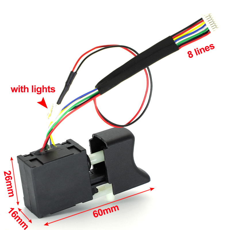1Pcs Electric Drill Switch Adj - Power Tools Underwater recension och pris
