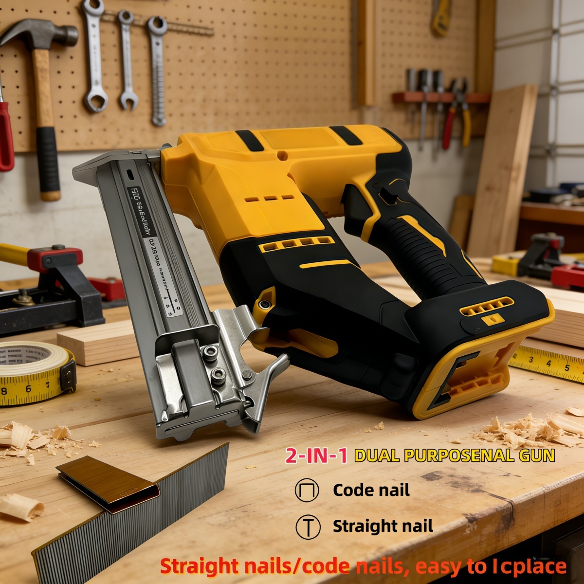 2-IN-1 Brushless Cordless Brad - Nail Gun Brad recension och pris