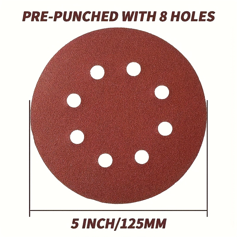 100 Pieces of 5-Inch 8-Hole Sa - Random Orbital Sander recension och pris
