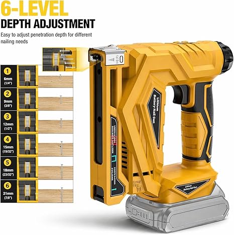 YEARTOP 2 Mode Electric Nailer - Nail Gun Brad recension och pris