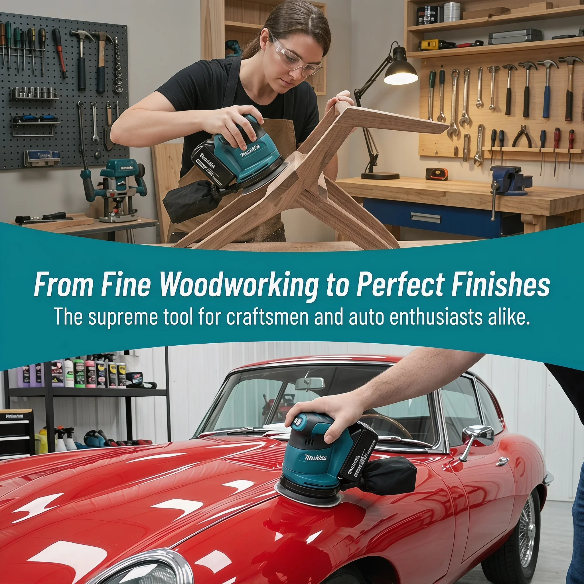 Makita DBO180Z 18V Brushless C - Random Orbital Sander recension och pris