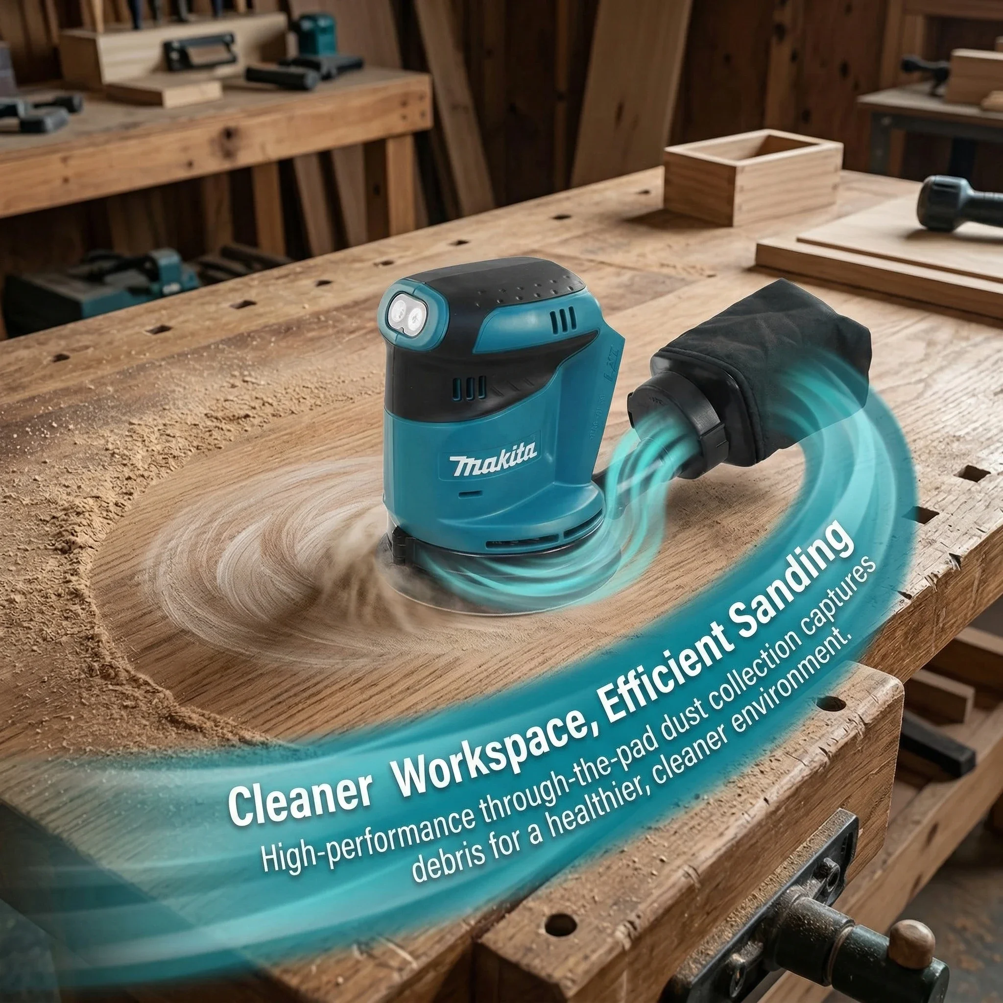 Makita DBO180Z 18V Brushless C - Random Orbital Sander recension och pris