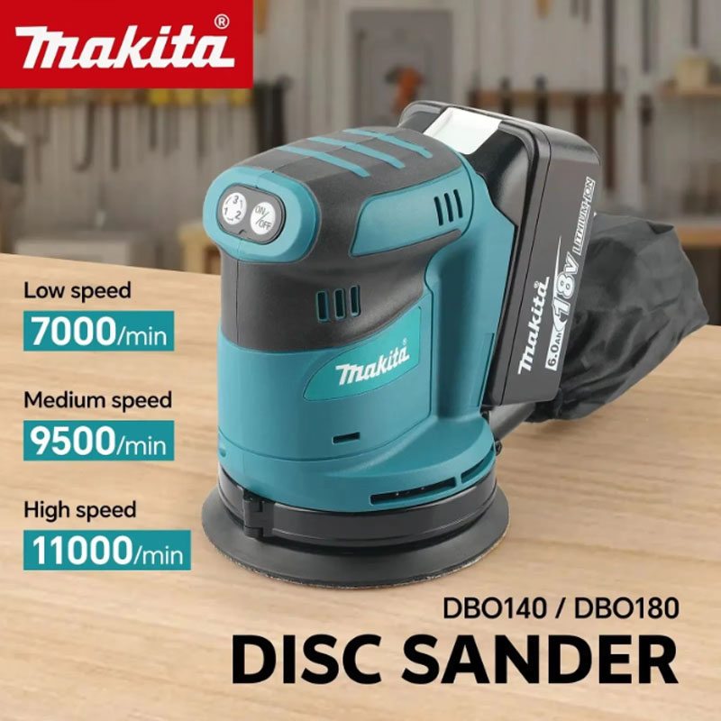 Makita DBO180Z 18V Brushless C - Random Orbital Sander recension och pris