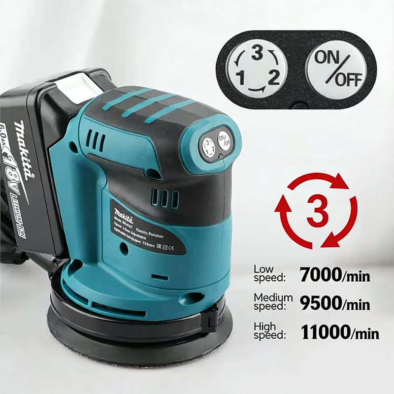 Makita DBO180Z 18V Brushless C - Random Orbital Sander recension och pris