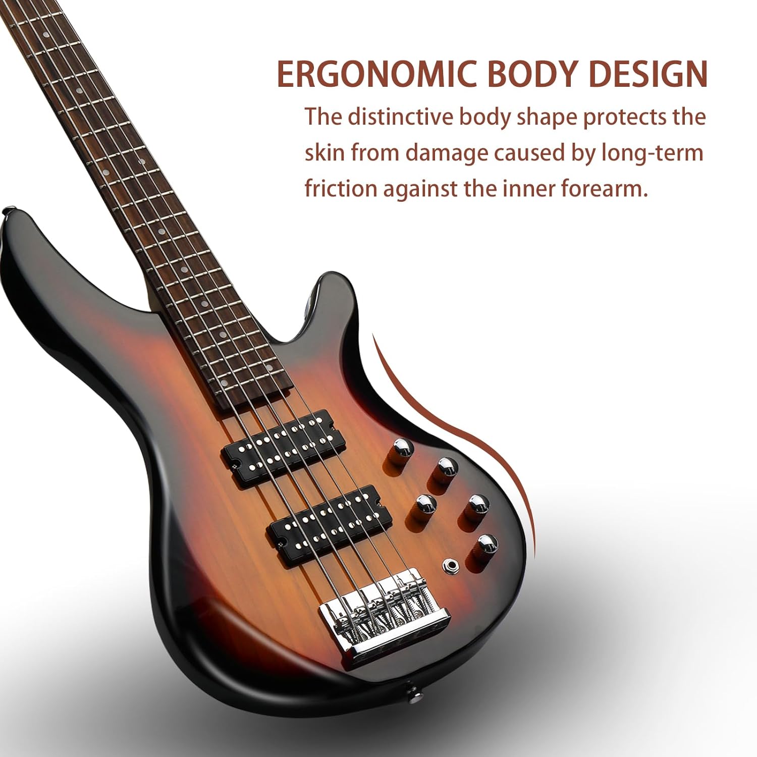 5-String Electric Bass Guitar, - Bag Power Tools recension och pris