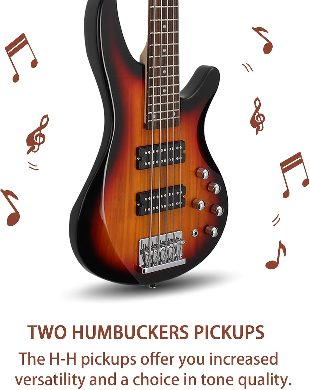 5-String Electric Bass Guitar, - Bag Power Tools recension och pris