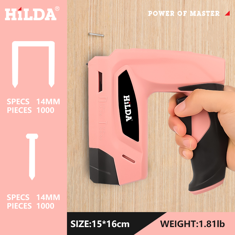 HILDA Electric Staple Nail Gun - Staple Gun Electric recension och pris
