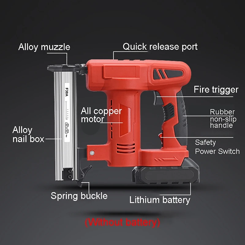 Electric Wireless Nail Gun F30 - Staple Gun Electric recension och pris
