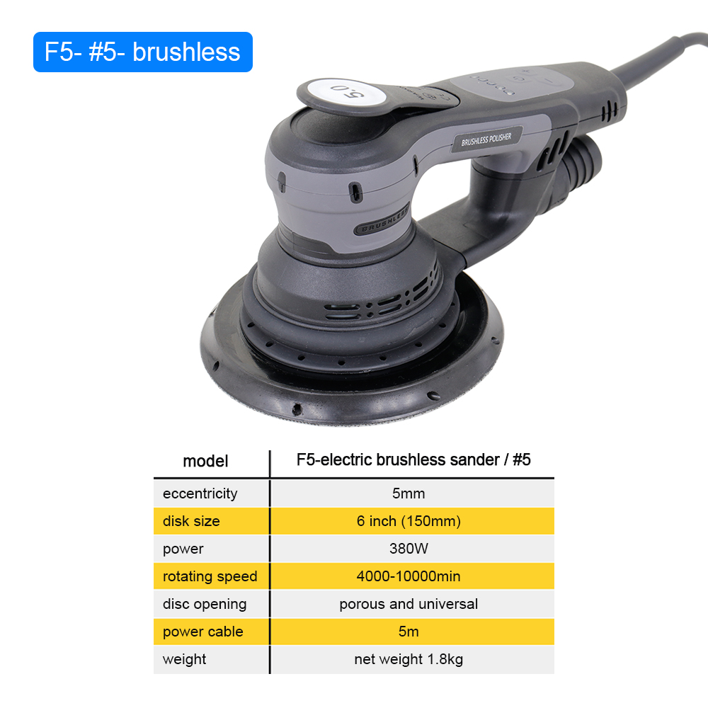 HONGMAI Wholesale 6 Inches 380 - Random Orbital Sander recension och pris